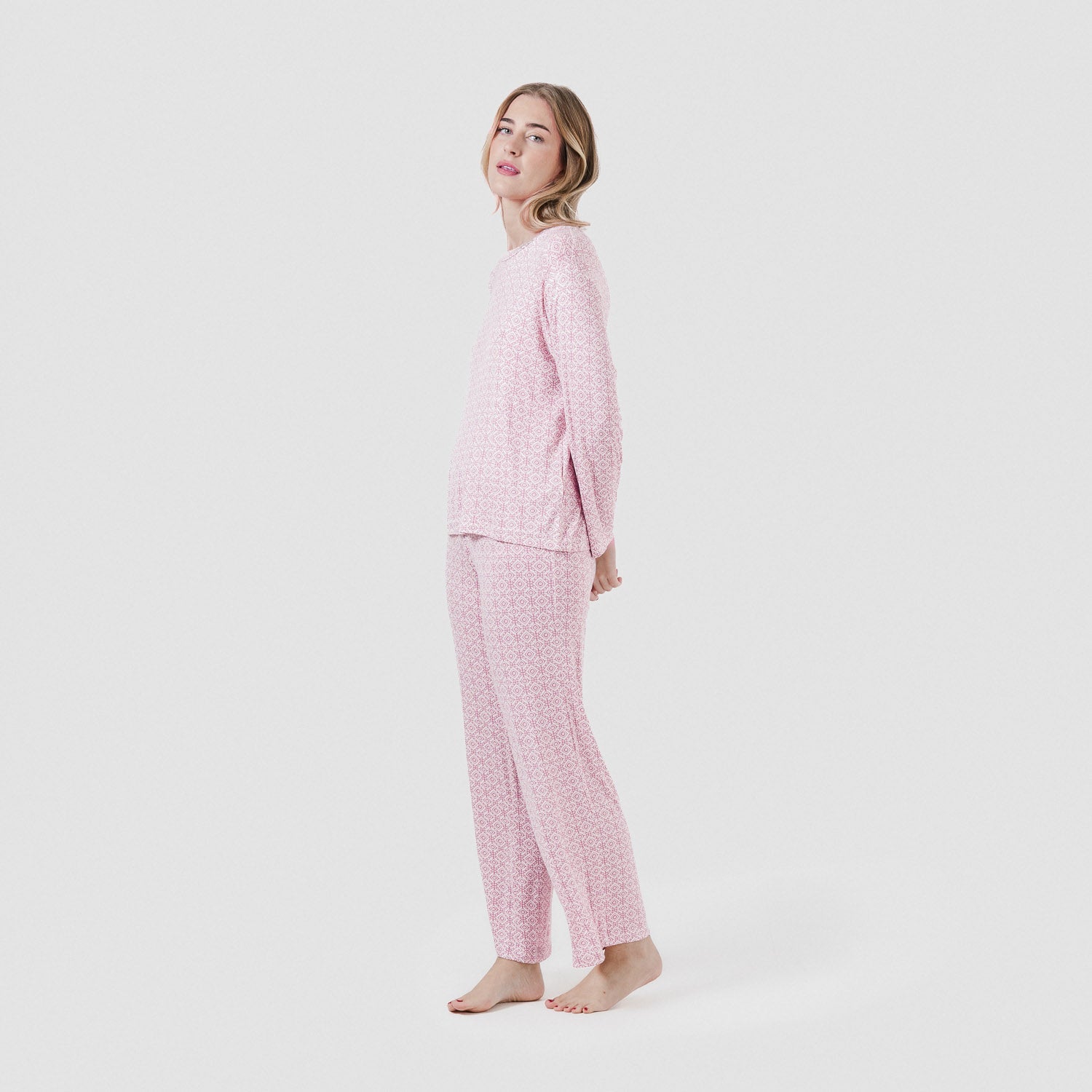 Pijama largo viscosa mujer Mandolia