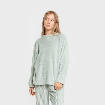 Pijama coral Espiga verde tiffany