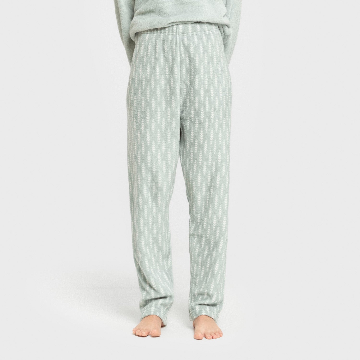 Pijama coral Espiga verde tiffany