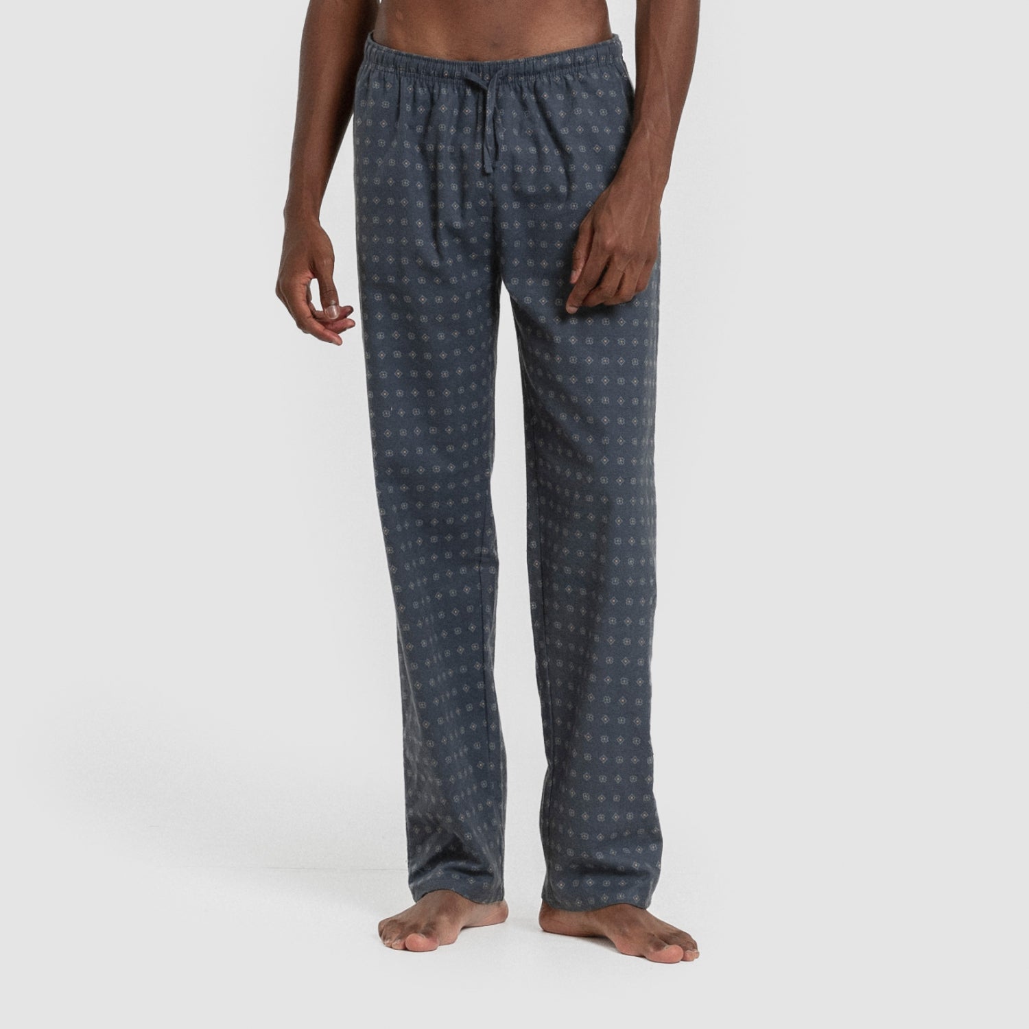 Pijama hombre franela Loui verde azulado