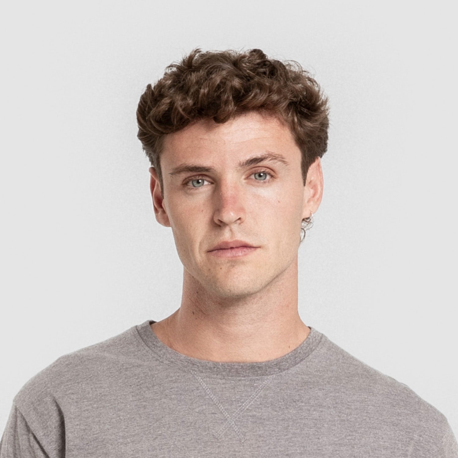 Pijama hombre franela Polo gris