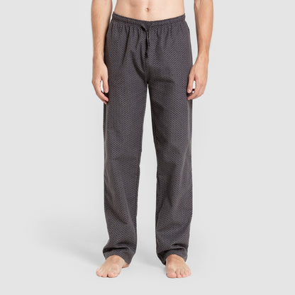 Pijama hombre franela Polo gris