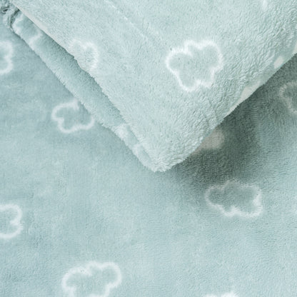 Juego de sábanas coralina Nube new verde tiffany
