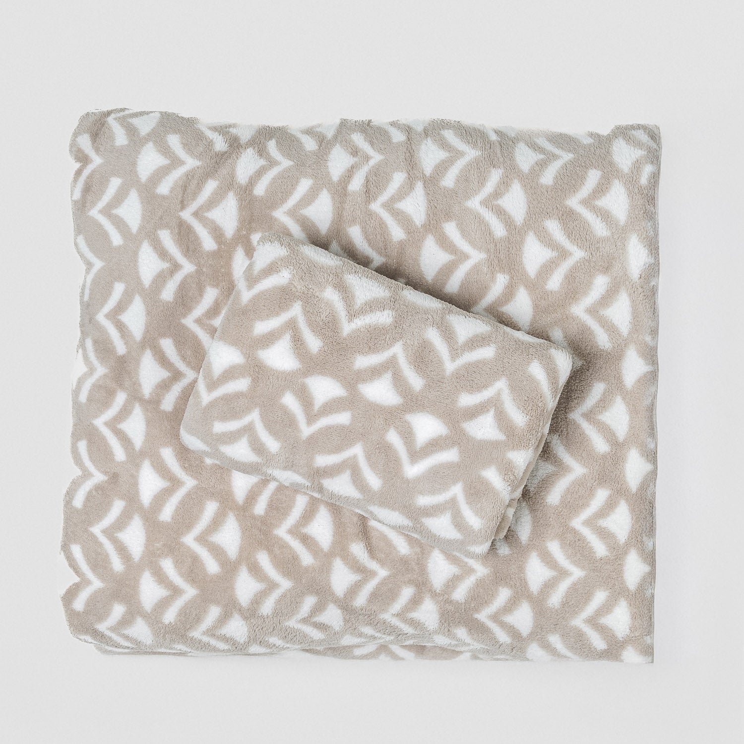 Jogo de lençóis de coralina Etea cinzento claro