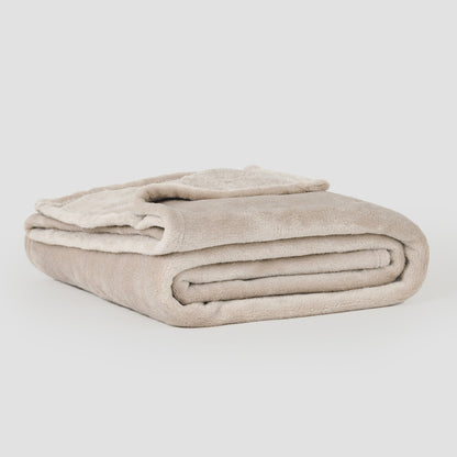 Manta terciopelo lisa