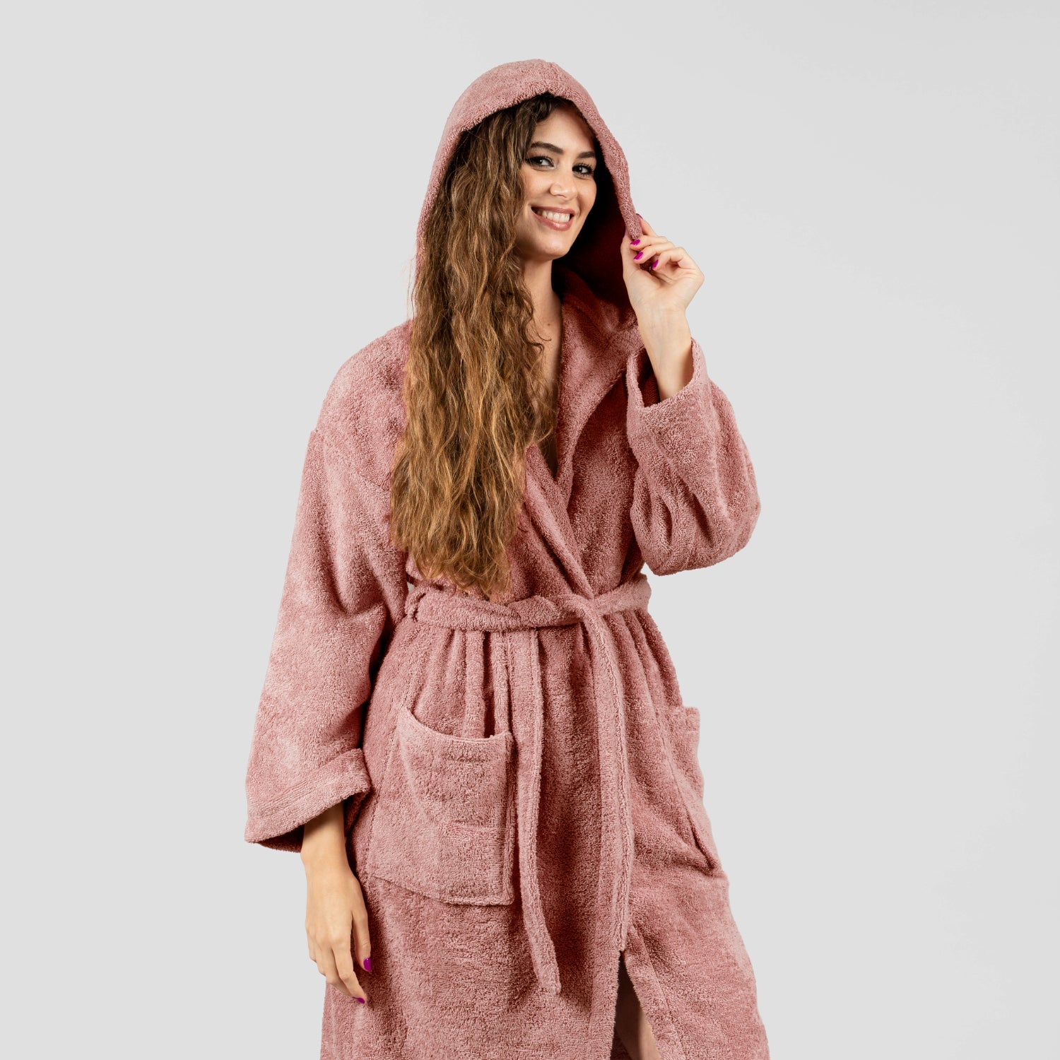 Albornoz capucha 450gr Unisex