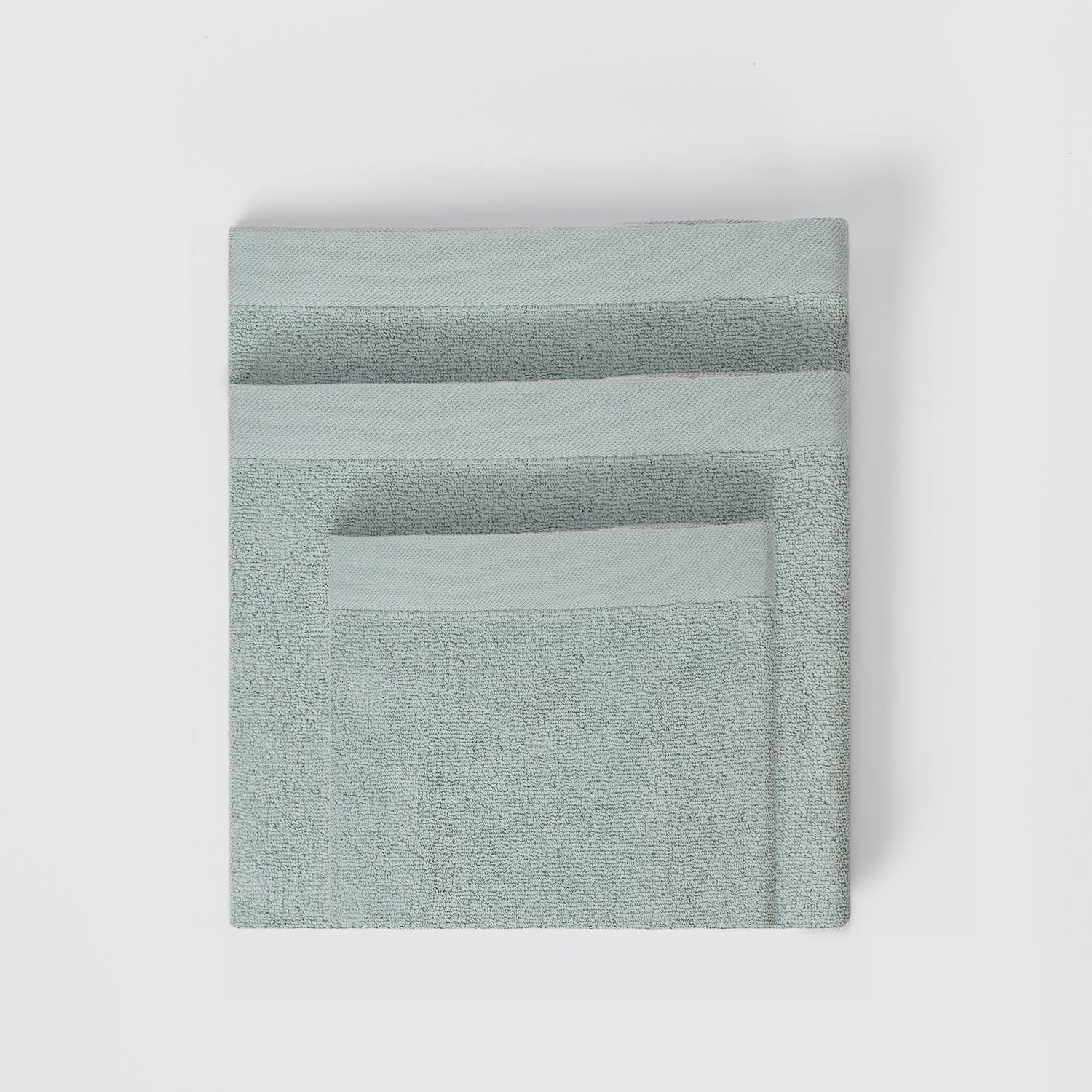 Toalla de baño 400gr doble rizo verde keike