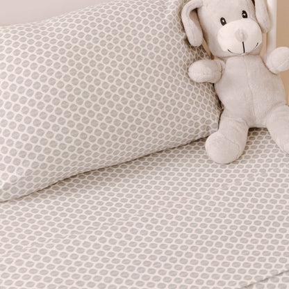 Juego de sábanas franela Dune indigo cuna