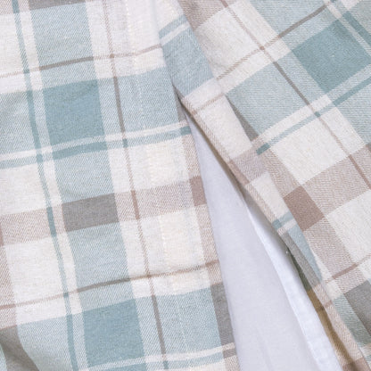 Funda nórdica franela Cuadro Noric verde