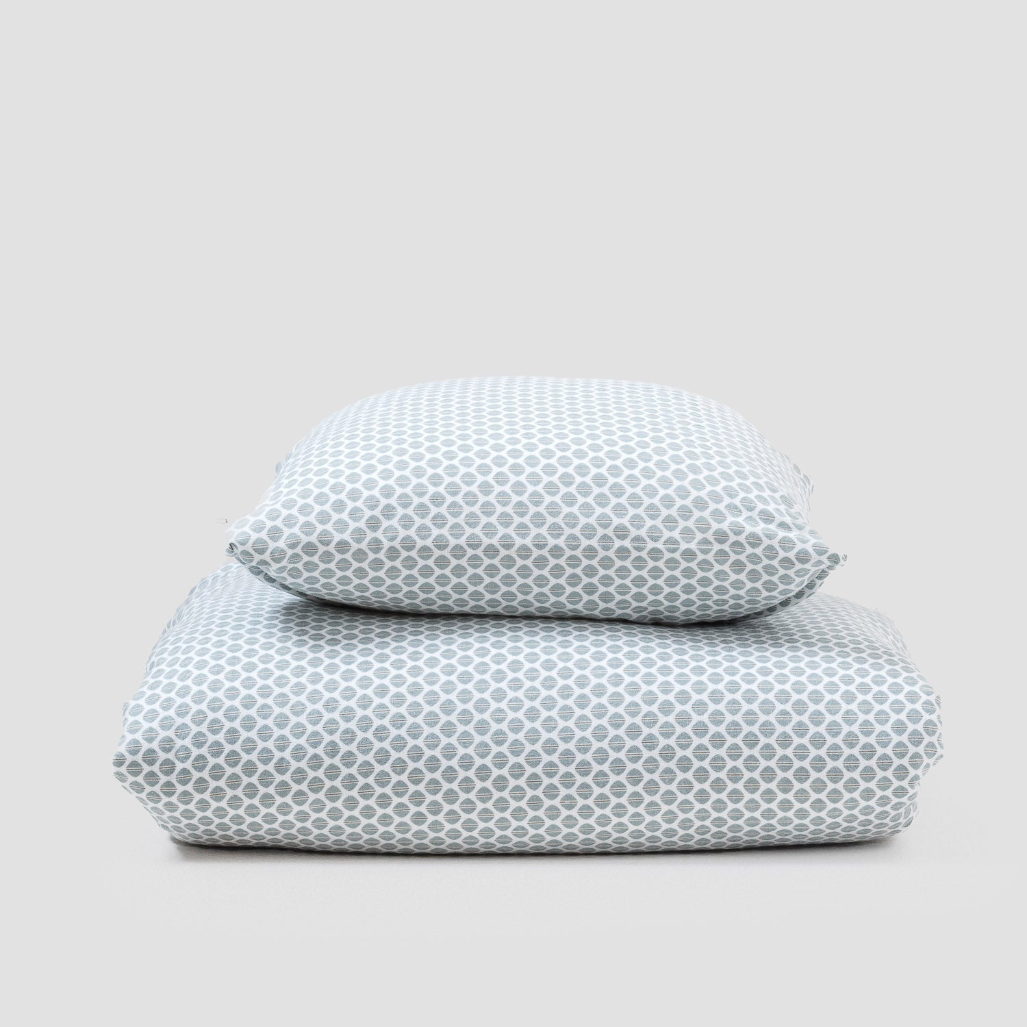 Capa de edredão franela Dune índigo