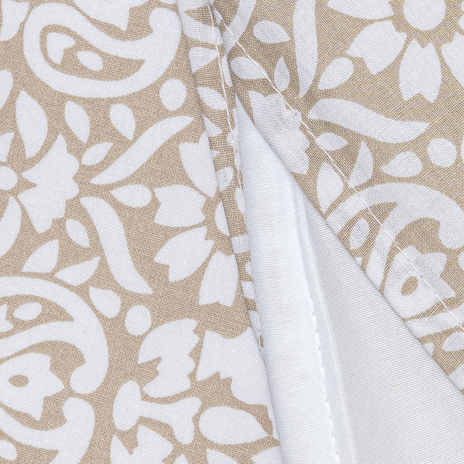 Funda nórdica algodón Matilde topo