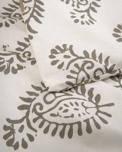 Indonesia green cotton duvet cover