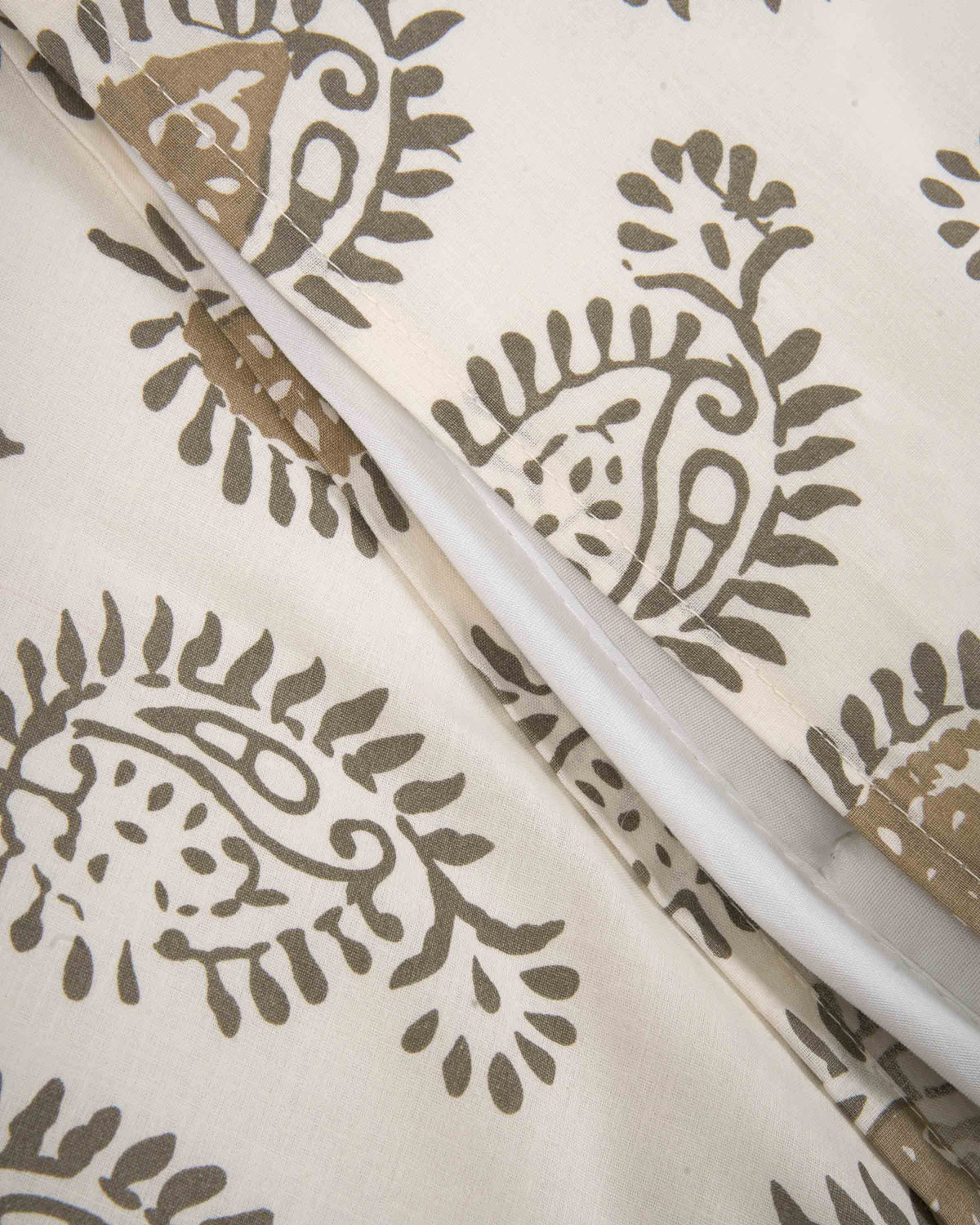 Indonesia green cotton duvet cover