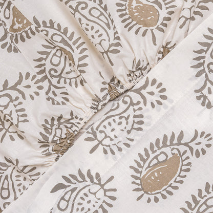 Jogo de lençóis de algodão Indonesia verde