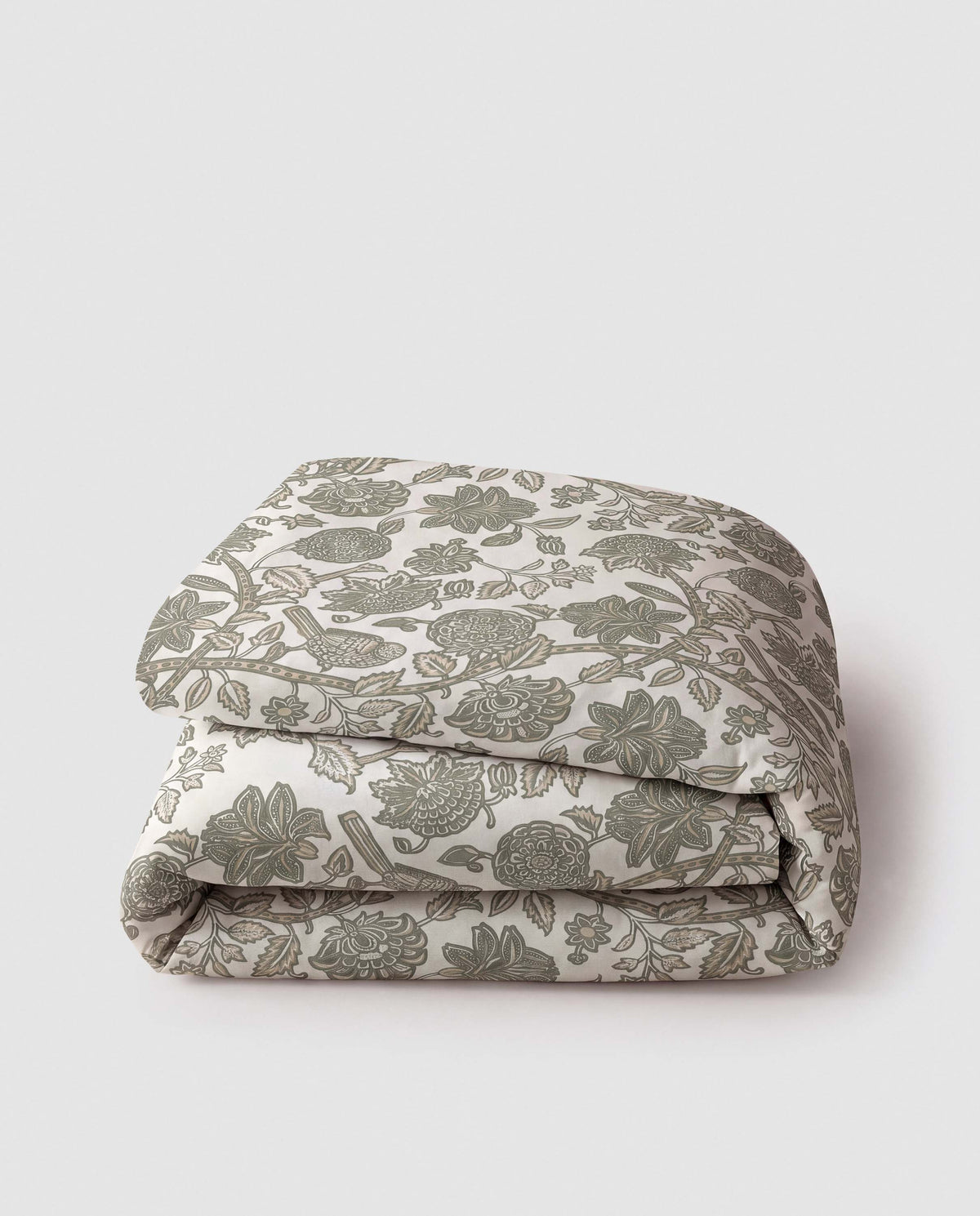 Copripiumino in cotone 100% enelia verde secco