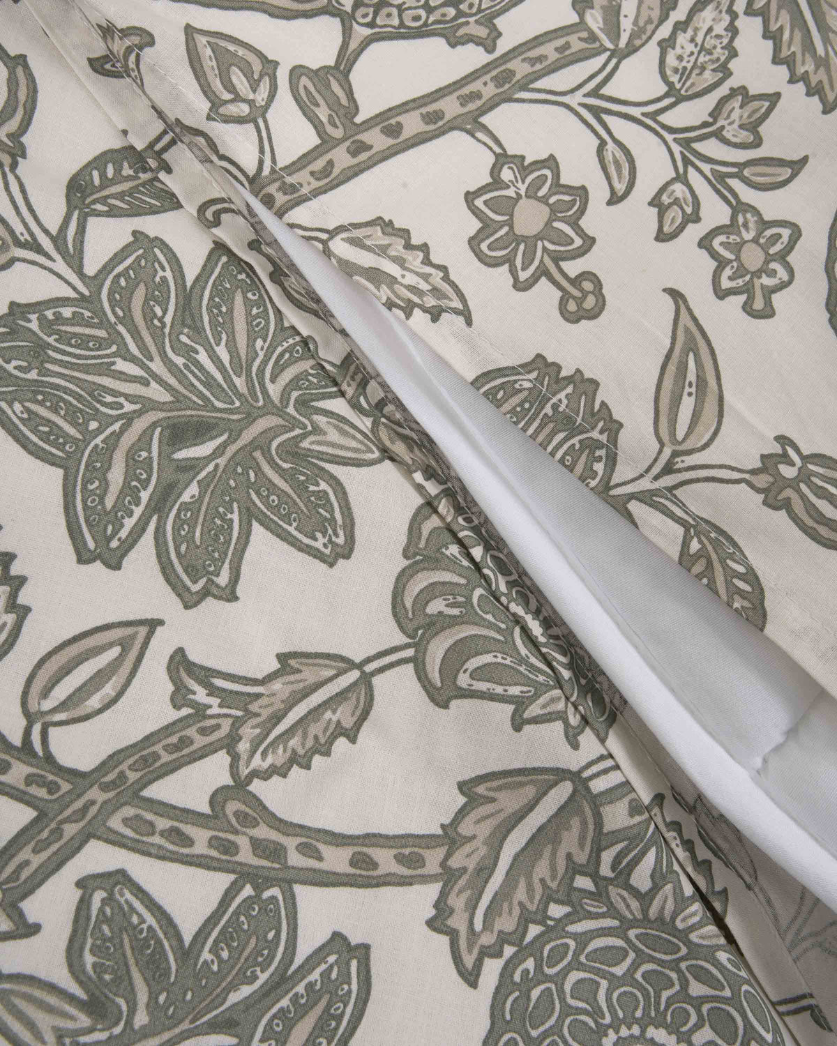 Copripiumino in cotone 100% enelia verde secco