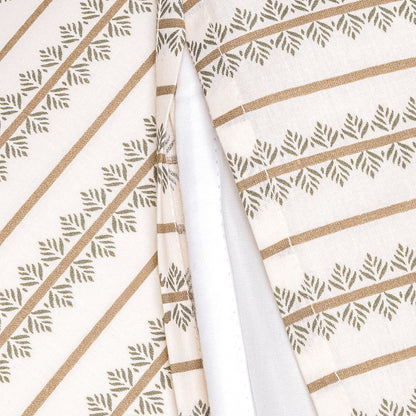 Funda nórdica algodón Alrubia verde seco