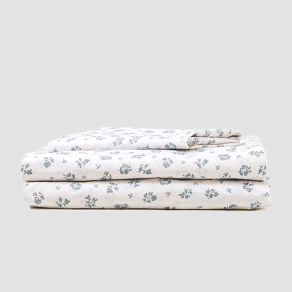 Juego de sábanas algodón Juno verde keike