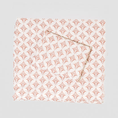 Parure de draps en coton rose marocain de Keike