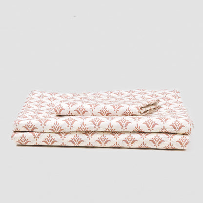 Parure de draps en coton rose marocain de Keike