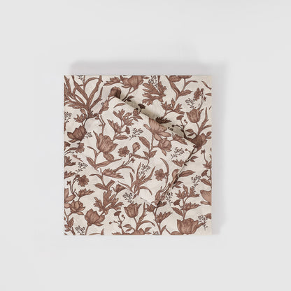 Juego de sábanas de algodón raya sit beige/verde