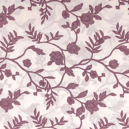 Juego de sábana de algodón Helena Malva/Rosa