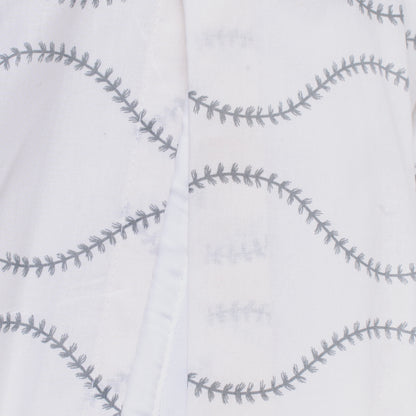 Funda nórdica algodón paniculata azul keike