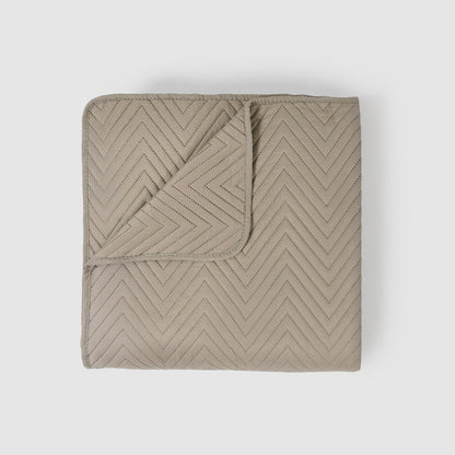 Colcha bouti lisa verde cacería