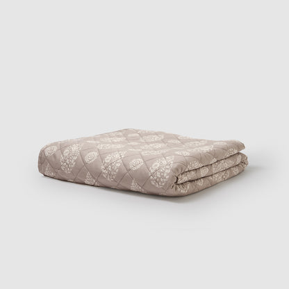 Colcha bouti tribal gris claro