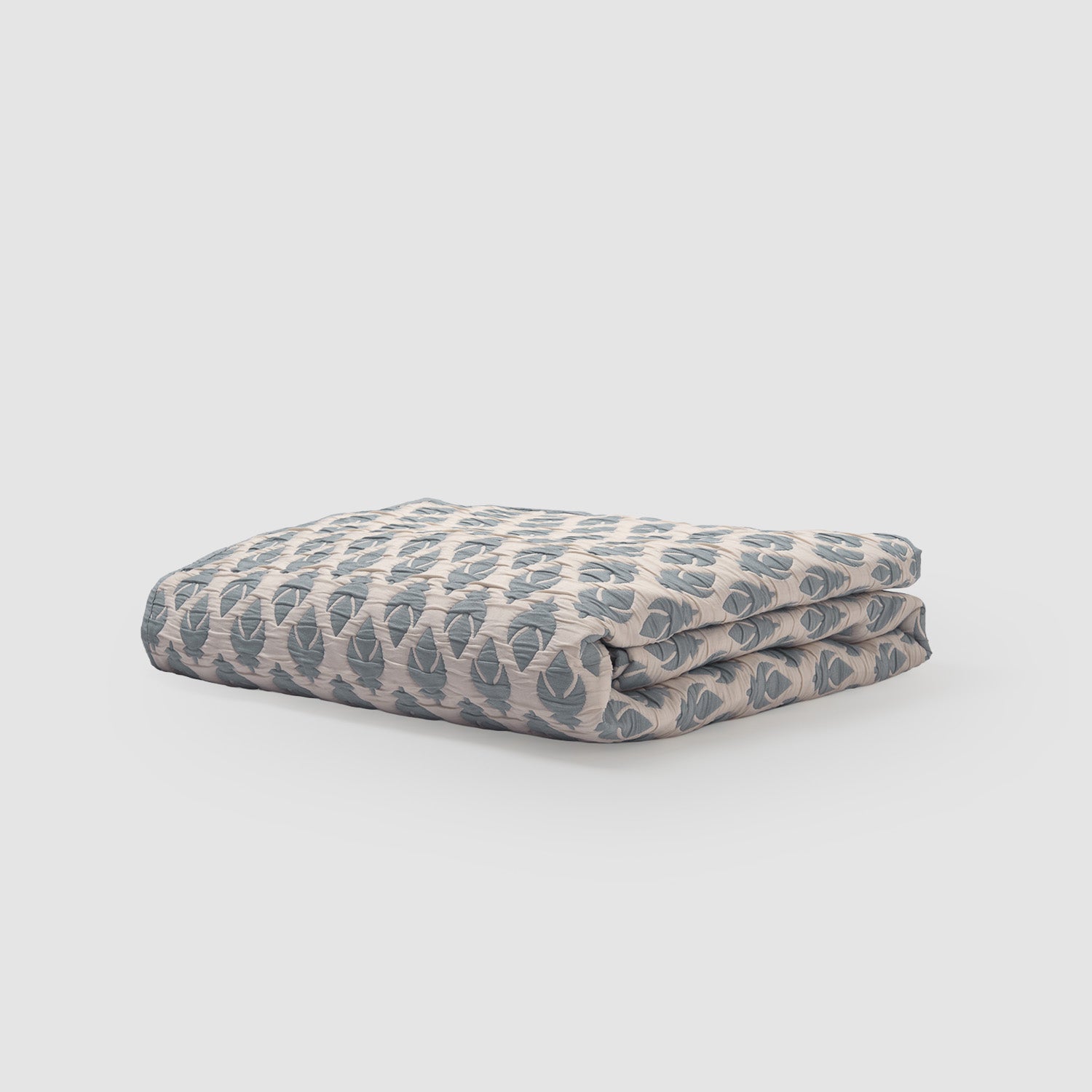 Colcha doble tela jacquard sheet verde keike