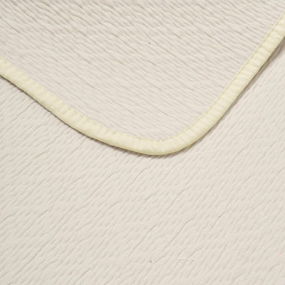 Copriletto jacquard ayana naturale