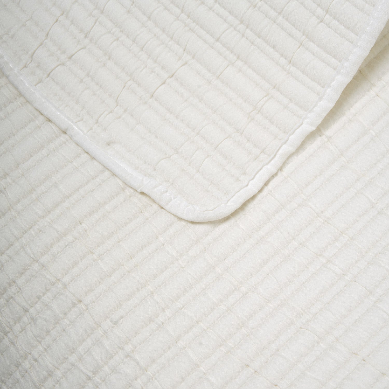 Colcha doble tela jacquard nitia natural