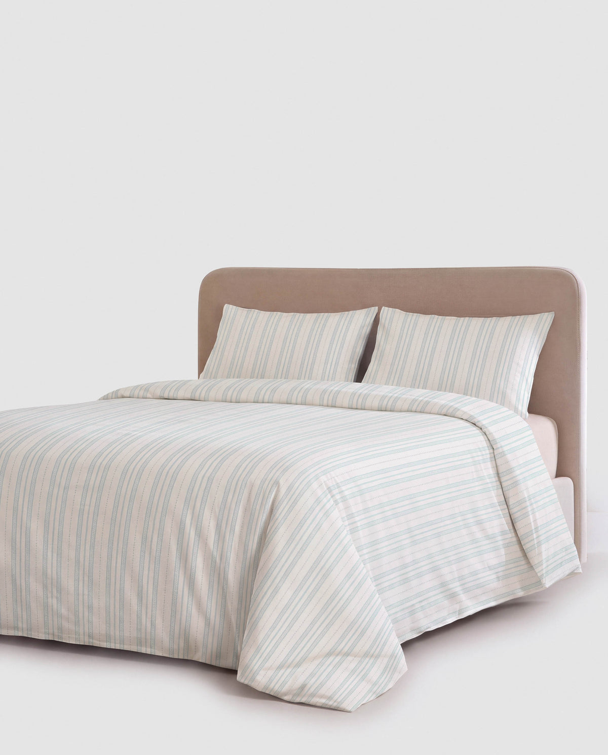 Housse de couette en coton vert clair Kilimandjaro de Keike