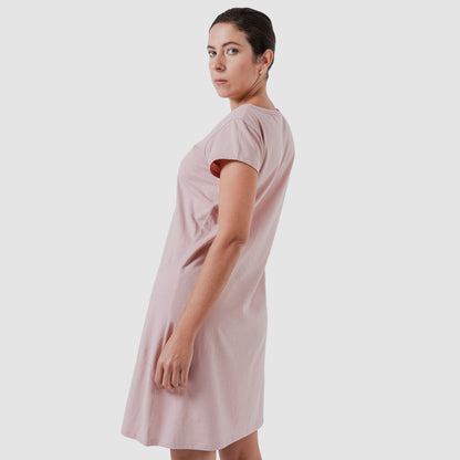 Blusa in cotone rosa semplice