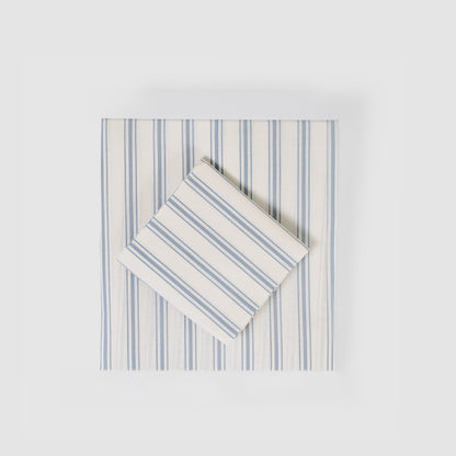Raya Elyra Indigo Dry Green Cotton Sheet Set
