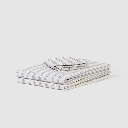 Raya Elyra Indigo Dry Green Cotton Sheet Set