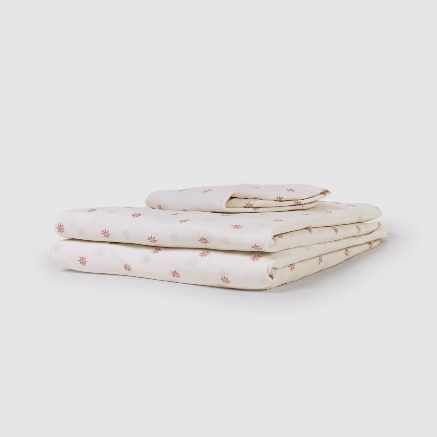 Set di lenzuola in cotone rosa brumalis