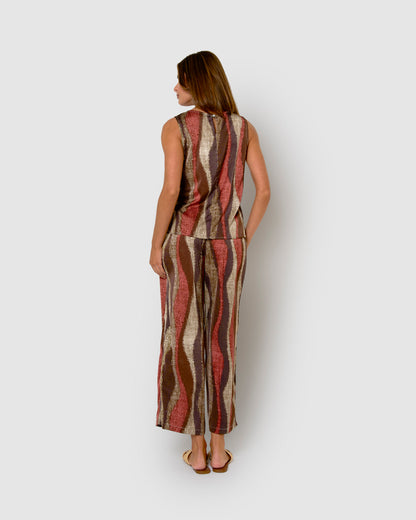 Ensemble satin, sahana vert chasse