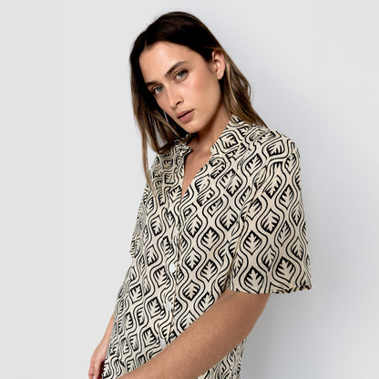Bibury black viscose set