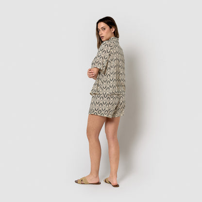 Bibury black viscose set