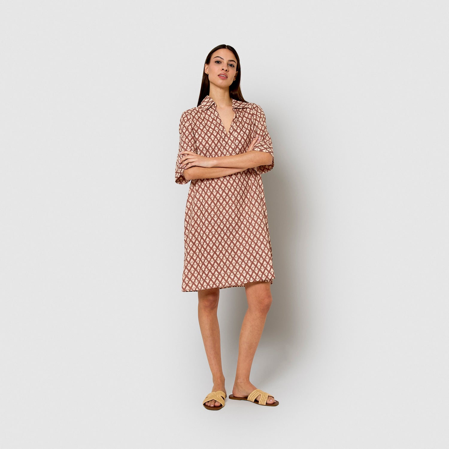 robe-chemise courte, drap en laine, chaudière