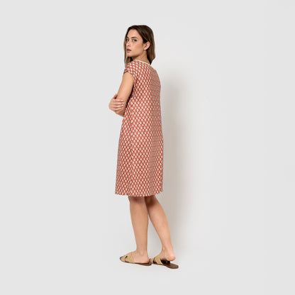 robe courte douce raga terracotta