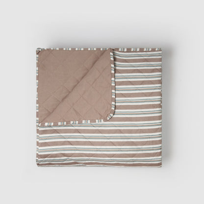 Trapunta keike verde ophira a righe bouti