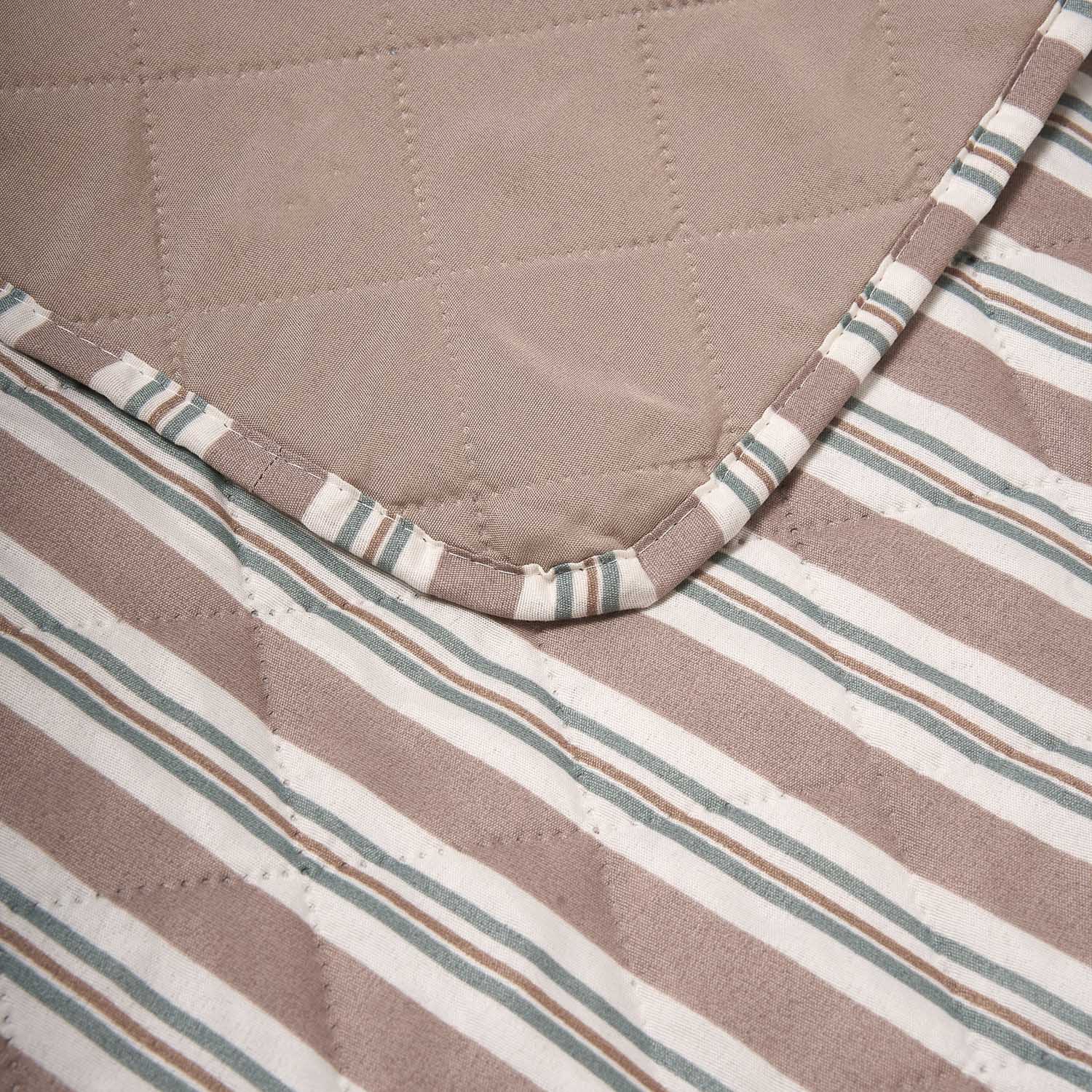 Trapunta keike verde ophira a righe bouti