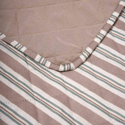 Trapunta keike verde ophira a righe bouti