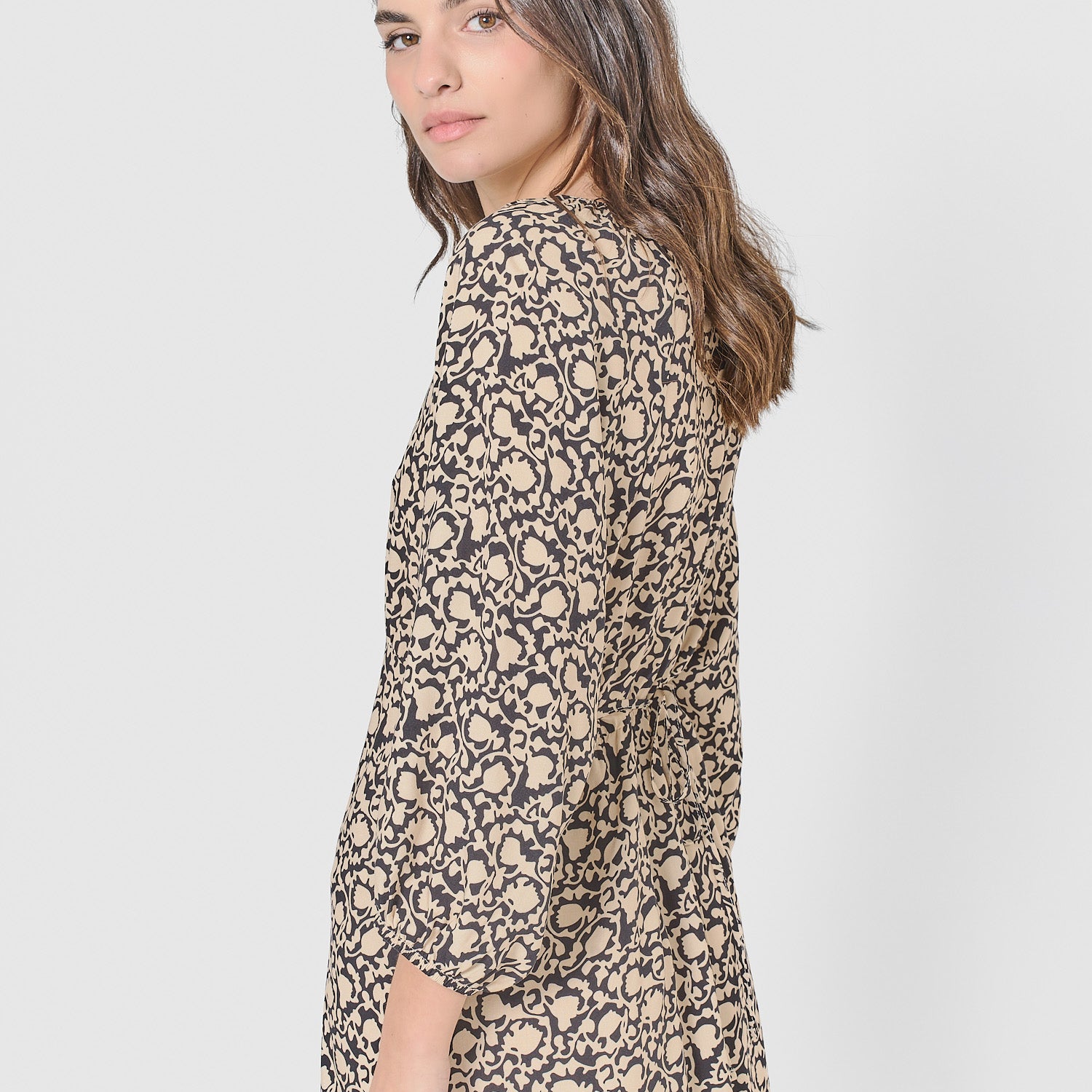 Vestido midi viscosa telma negro