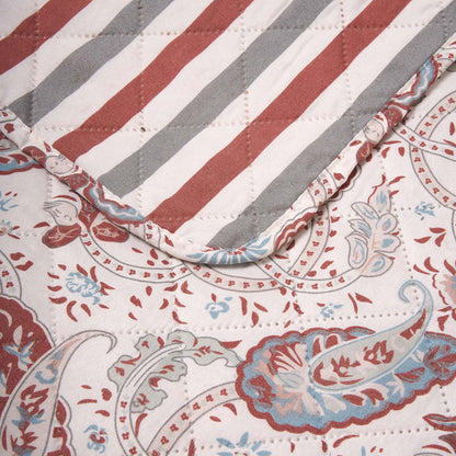 Colcha bouti nerina verde seca