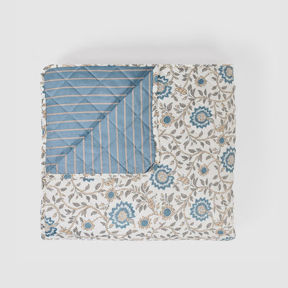 Colcha bouti gaia índigo