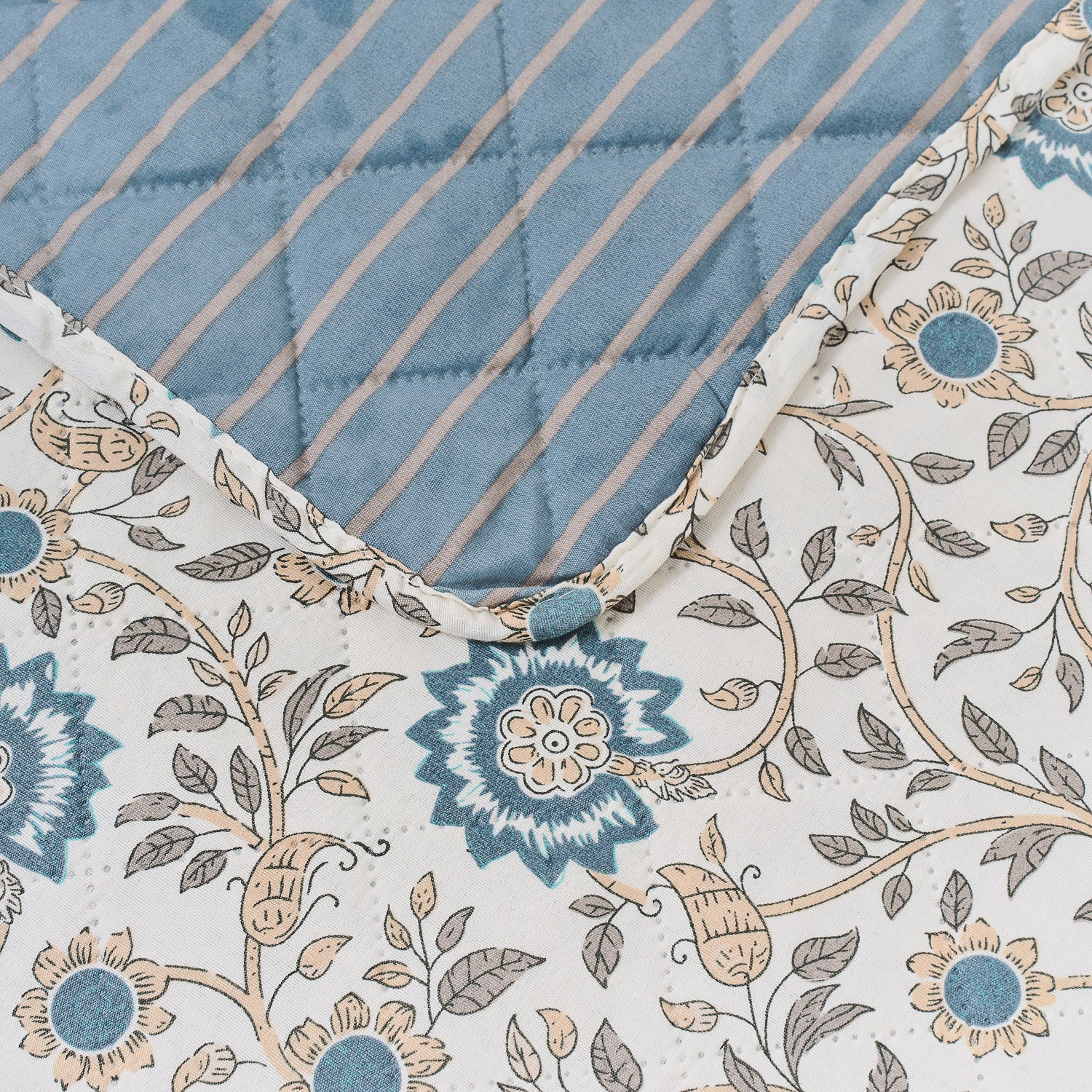 Colcha bouti gaia índigo