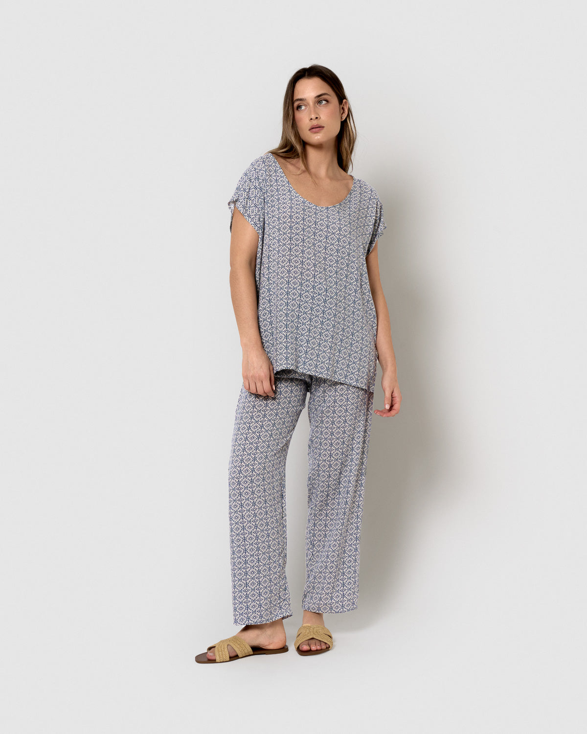 Green Mandolia Viscose Blouse